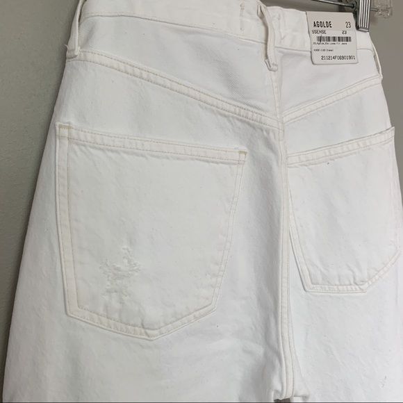 AGOLDE 90'S Mid Rise Loose Fit Jeans, Enamel - Picture 7 of 7